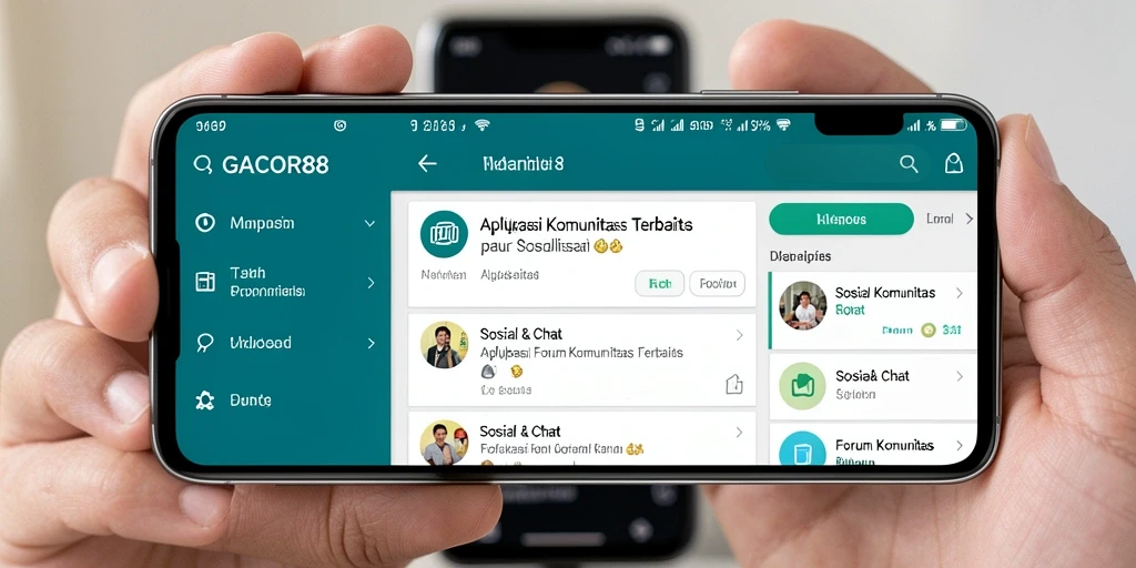 Tampilan antarmuka Forum Komunitas GACOR88 yang menarik.