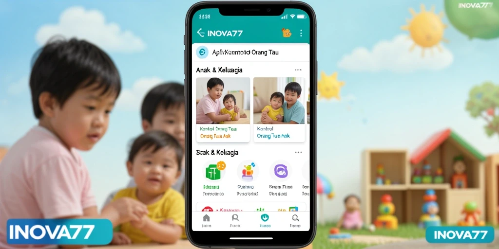 Tampilan antarmuka INOVA77 yang intuitif dan mudah digunakan.