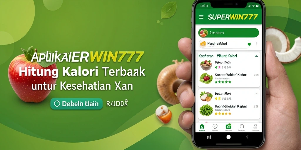 Tampilan antarmuka utama SUPERWIN777 yang mudah digunakan untuk menghitung kalori.