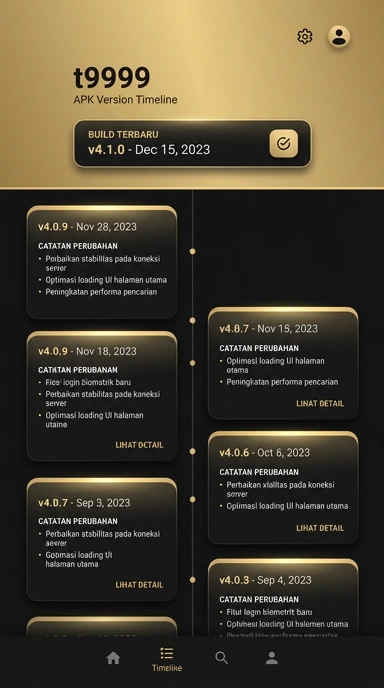 Riwayat Versi t9999 untuk Pengguna Android